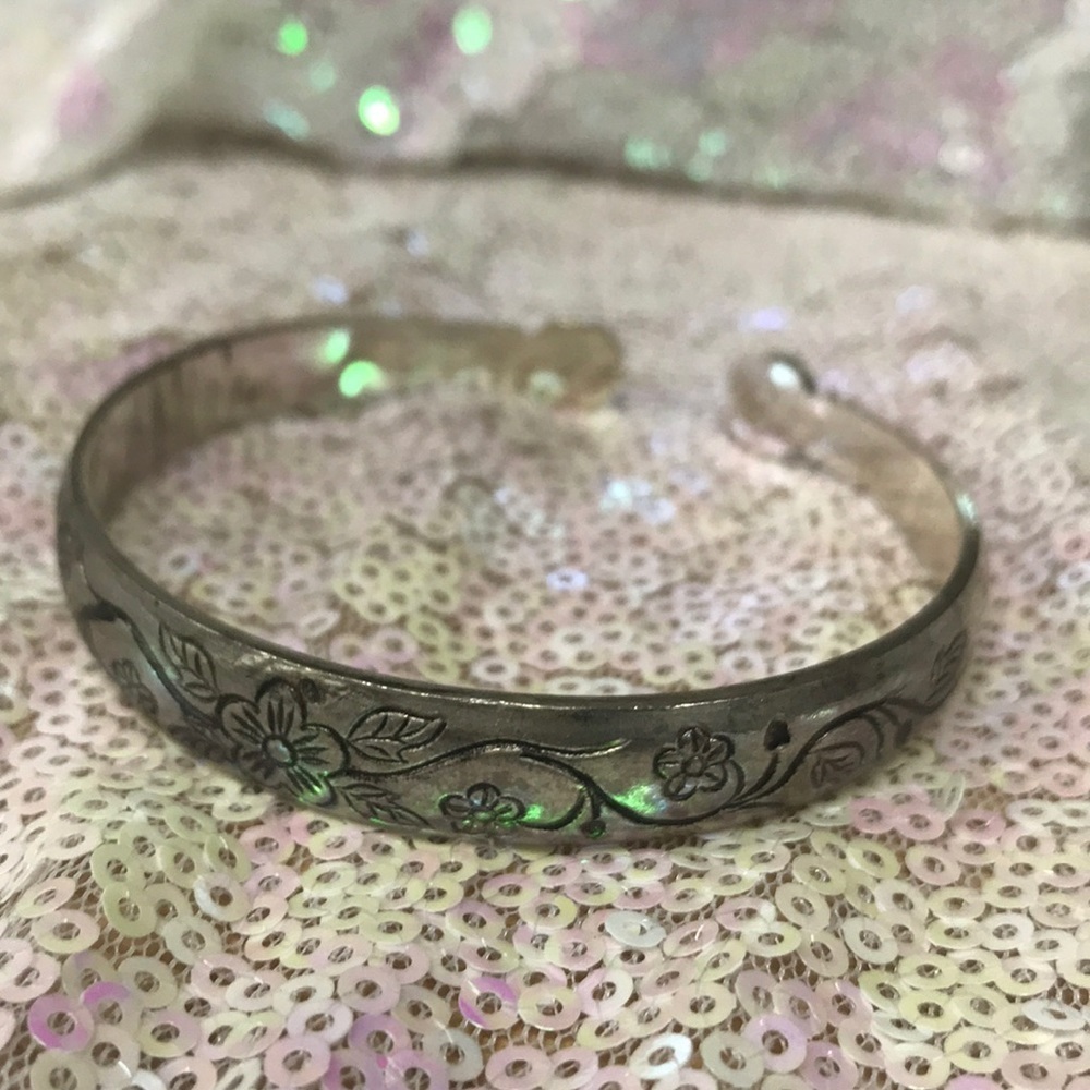 Tibetian Silver Cuff #12